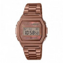 Reloj Casio Vintage A1000RG-5 Unisex Digital Rosado