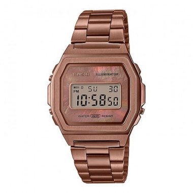 Reloj Casio Vintage A1000RG-5 Unisex Digital Rosado