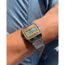 Casio Vintage A158WEA-9 Unisex Digital Plateado - Retro