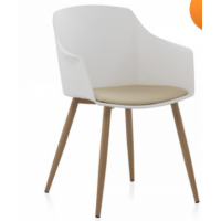 SILLA 8205 POLIPROPILENO BLANCA