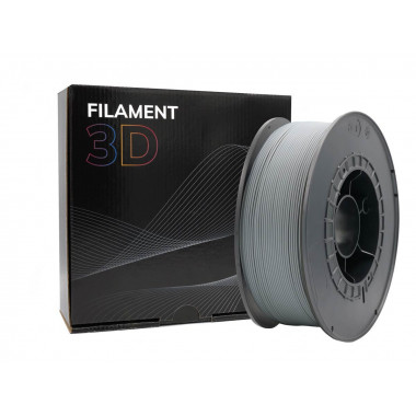 Filamento 3D Pla Gris 1.75MM 1 Kgr