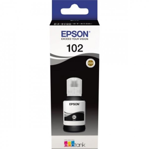 Tinta EPSON Ecotank Botella Negra 102