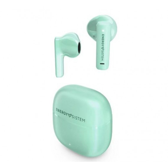 ENERGY SISTEM Auriculares Tru Wireless Street Music Verde Menta
