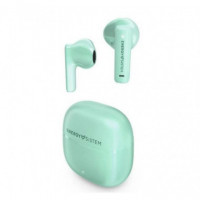 ENERGY SISTEM Auriculares Tru Wireless Street Music Verde Menta