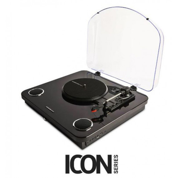 ENERGY SISTEM Tocadiscos Blackspin Negro Icon Series