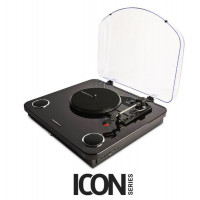 ENERGY SISTEM Tocadiscos Blackspin Negro Icon Series
