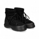 Botin Acordonado ante Negro  MOON BOOT