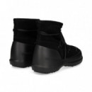 Botin Acordonado ante Negro  MOON BOOT