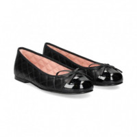 Bailarina Acolchada Negro  PRETTY BALLERINAS