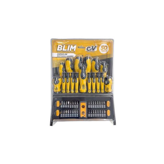 BLIM Juego 44 Piezas Destornilladores y Puntas BL0259