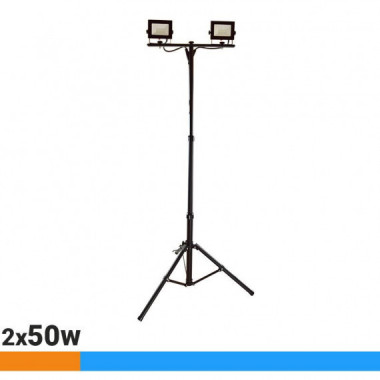 Foco Led Extreme con Tripode AIRMEC 2X50W