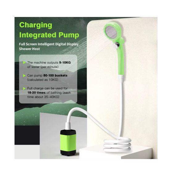 Bomba de ducha para camping