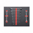 Carro Herramientas 7 CAJONES+1 Puerta Lateral FARGO TOOLS 249 Pcs