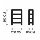Estanteria Industrial Gran Carga 500 Kgs AIRMEC 200X60X200 Cm