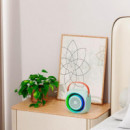 Altavoz BLUETOOTH F42 + Micrófono + Efectos Led Azul XO