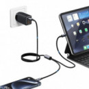 Cable 2 en 1 1.2M Tipo C a 2C Gris USAMS