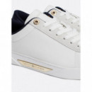 Zapatillas de Tenis en Piel de TOMMY HILFIGER