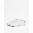 Zapatillas de Tenis en Piel de TOMMY HILFIGER