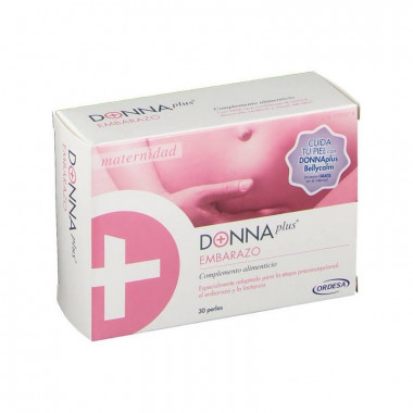Donnaplus Embarazo Complemento Alimenticio para el Embarazo 30 Perlas  ORDESA
