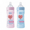 CHICCO Biberón Edición Especial Mr Wonderful Silicona 2M+ 250ML