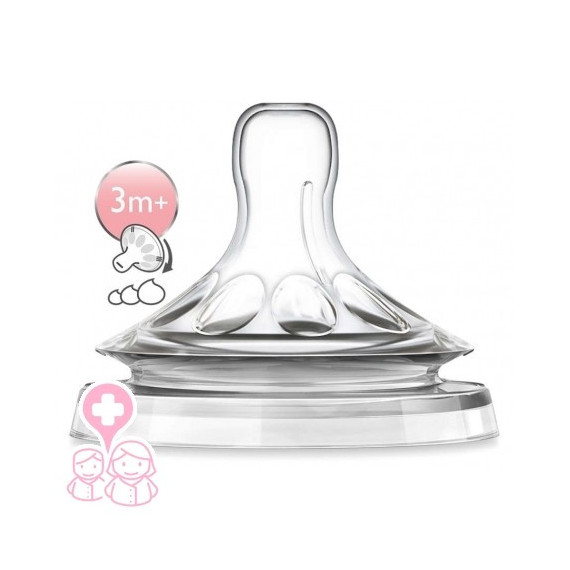 AVENT Tetina de Flujo Variable 3M+ 2 Uds