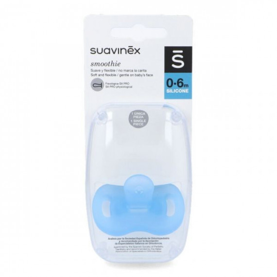 SUAVINEX Chupete Silicona Fisiolog Marron 0-6M
