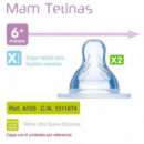 Tétine MAM Extra Rapid Flow 6M+ 2 pièces