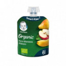 GERBER Organic Pera Manzana Plátano 1 Pouch 90G