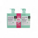 Suavinēx Pediátrico Duplo Loción Hidratante Corporal + Gel-champú Espumoso 2 X 500ML  SUAVINEX