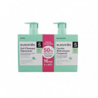 Suavinēx Pediátrico Duplo Loción Hidratante Corporal + Gel-champú Espumoso 2 X 500ML  SUAVINEX