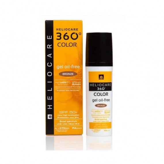 Heliocare 360º Gel Bronze sem óleo colorido Spf 50+ 50ML CANTABRIA LABS