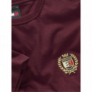 Tjm Reg Rwb Crest Flag Tee Ext Deep Roug  TOMMY JEANS