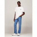 Tjm Reg Rwb Crest Flag Tee Ext Ancient W  TOMMY JEANS