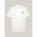 Tjm Reg Rwb Crest Flag Tee Ext Ancient W  TOMMY JEANS