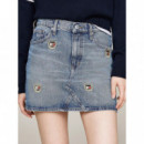 Izzie Mr Mn Skirt DH6134 Denim Medium  TOMMY JEANS