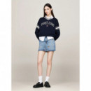 Izzie Mr Mn Skirt DH6134 Denim Medium  TOMMY JEANS