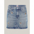 Izzie Mr Mn Skirt DH6134 Denim Medium  TOMMY JEANS