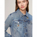 Izzie Slim Aocr Jckt DH6134 Denim Medium  TOMMY JEANS