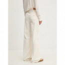Tjw Claire Fine Cord Pant Ancient White  TOMMY JEANS