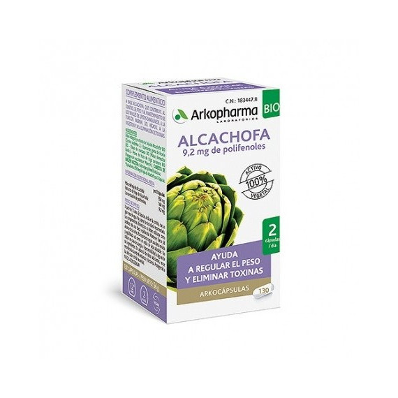 ARKOPHARMA Alcachofa Bio 130 Cápsulas