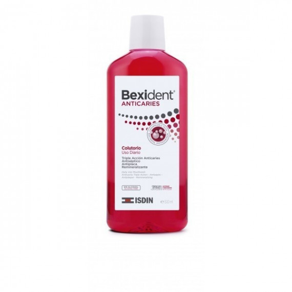 BEXIDENT Anticaries Bain de bouche à usage quotidien 500 Ml