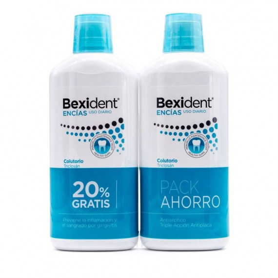 BEXIDENT Encías Duplo Colutorio Uso Diario 2 X 500 Ml