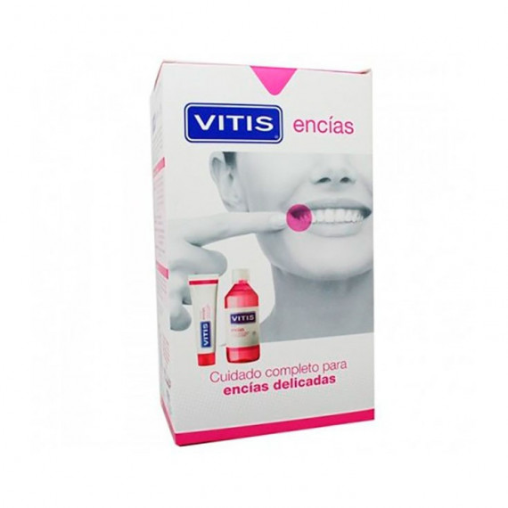 VITIS Encías Pack Pasta Dentífrica 100ML + Colutorio 500ML VITIS Encías Pack Pasta Dentífrica 100ML + Colutorio 500ML