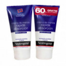 Neutrógena Neutrógena Rápida Absorción Crema de Manos Duplo 2 X 75ML  NEUTROGENA