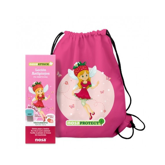 Nosaattack Loción Antipiojos 5% Dimeticona + Mochila  NOSA