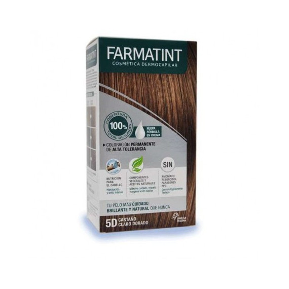 FARMATINT 5D Crema Castaño Claro Dorado 155 Ml