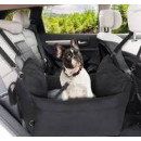 DUVO Perro Asiento Coche Hinchable Negro 40X27X50 Cm