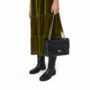 Bandolera Mediana con Solapa Kaos Dream Negra  TOUS BAGS