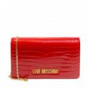 Bolso Shiny Croco  LOVE MOSCHINO