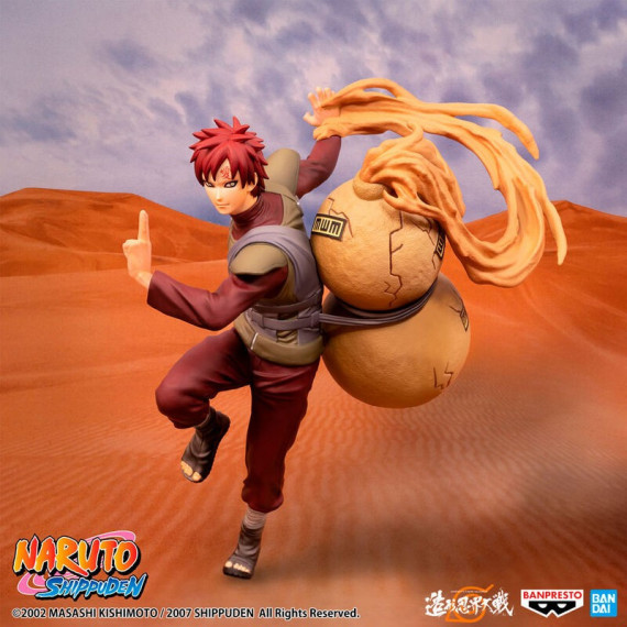 Figura Gaara Naruto Shippuden  BANPRESTO